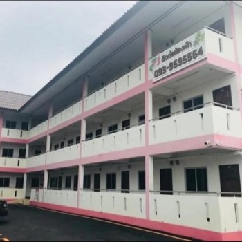 ขายหอพัก 3ชั้น เนื้อที่200ตรว ถนนบ้านกล้วยไทรน้อย นนทบุรี ปรับปรุงใหม่ มีแบบห้องแอร์ เฟอร์ครบ