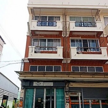 ขายอาคารพาณิชย์ 3.5 ชั้น ทรัพย์รุ่งเรืองบางปู เนื้อที่ 22 ตารางวา พร้อมชั้นดาดฟ้า มีถังสำรองน้ำ เมือ