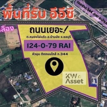 ขายที่ดินสุดปัง 124-0-79 ไร่ สำหรับทำโรงงาน แห่งบ้านบึง ชลบุรี