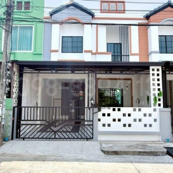ขายทาวน์เฮ้าส์ 2 ชั้น หมู่บ้านณัฐกานต์ ซ.สายไหม 64 เนื้อที่ 21 ตรว 4นอน 2 น้ำ พร้อมของแถมในบ้าน
