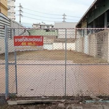 ขายที่ดินเปล่า 95 ตารางวา ทำเลทองใกล้ มจธ.บางมด ประชาอุทิศ 48 แยกนาหลวง