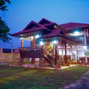 ขายบ้านพัก พร้อมกิจการรีสอร์ทและสวนลำไย อำเภอเมือง จังหวัดลำพูน เนื้อที่ 5 ไร่ 1 งาน 84 ตารางวา(พร้อ