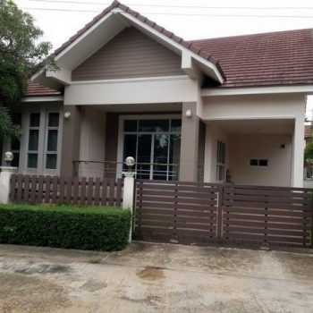 ขายบ้านเดี่ยวหมู่บ้าน บ้านสวยน้ำใส ถ.สายท่าอากาศยานสุราษฎร์ธานี-บรรจบทางหลวงห ต.วัดประดู่ อ.เมืองสุร