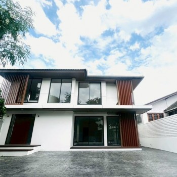 ให้เช่า บ้านเดี่ยวหรู 2 ชั้น ทำเลทอง ปรีดีพนมยงค์ 42 บ้านสร้างใหม่ ใกล้ Bangkok Prep International S