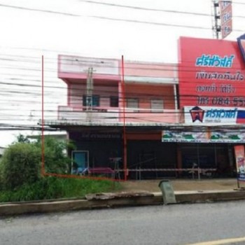 ขายอาคารพาณิชย์ 2 ชั้น ถ.บ้านหนองไทร-บ้านยวนสาว ต.ท่าขนอน อ.คีรีรัฐนิคม จ.สุราษฎร์ธานี