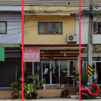 ขายด่วน อาคารพาณิชย์ ติดถนนศรีราชา-หนองยายบู่ ใกล้แหล่งชุมชนและหมู่บ้าน