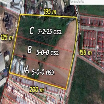 ขายที่ดินศรีราชา ตำบลบึง 17 ไร่ ทำเลดี ใกล้มอเตอร์เวย์ ผังสีส้ม TP-L2396