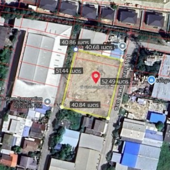 ขายด่วน ที่ดินถมแล้ว 1-1-60 ไร่ ซอยเทศบาลบางปู 11 (สุขุมวิท) สมุทรปราการ