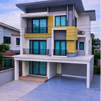 5นอน  ให้เช่า สายไหม แยกจตุโชติ บ้านเดี่ยว 3 ชั้น 4 น้ำ 28-34 คฤหาสน์ 50 ตร.ว. 200 ตร.ม. 1.3 กม.วัชร