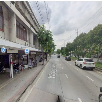 ขายที่ดินติดถนนวงศ์สว่าง เขตบางซื่อ 328 ตรว. ผังที่ดินสีน้ำตาลเข้ม หน้ากว้าง 37 เมตร ใกล้สะพานพระราม