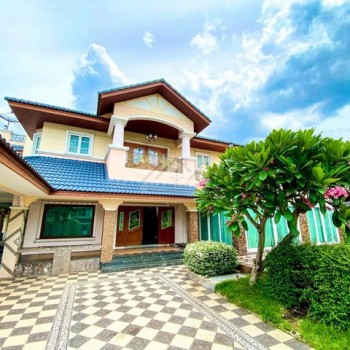 ขายบ้านเดี่ยวหรู 2 ชั้น  220 ตรว. โครงการอัมรินทร์นิเวศน์ 1 วงเวียนบางเขน ใกล้เซ็นทรัลรามอินทรา รถไฟ