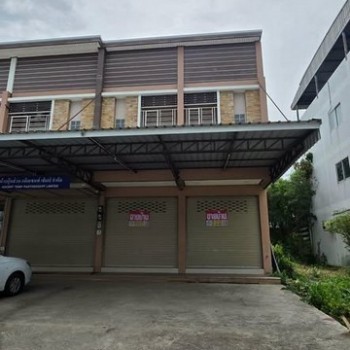 ขายตึกอาคารพาณิชย์ 2 ชั้น 2 คูหา ติดกัน (หลังริมตีทะลุกัน) นิคมพัฒนา ระยอง