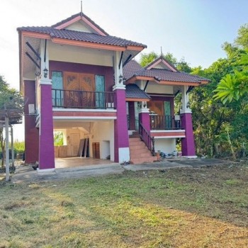 บ้านเดี่ยว ชั้นเดียว 200 ตร.ว บ้านกล้วย ไทรน้อย ราคาถูก