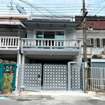 ให้เช่าทาวน์โฮม 2 ชั้น 216 ตรม. 3 ห้องนอน คลองจั่นวิลล่า 1 ซอยนวมินทร์ 32 เฟอร์ครบ