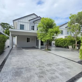 ให้เช่าบ้านเดี่ยว 2 ชั้น 81 ตรว. โครงการ Villaggio 3 ศรีนครินทร์-บางนา บ้านใหม่ ไม่เคยเข้าอยู่ ใกล้เ