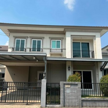 ให้เช่าบ้านเดี่ยว 2 ชั้น 55 ตร.ว 4 ห้องนอน แกรนดิโอ วิภาวดี-รังสิต ทิศใต้ ใกล้สวน ใกล้ฟิวเจอร์รังสิต