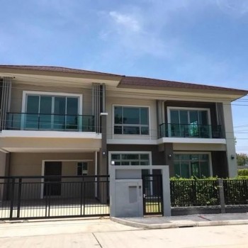 HR 10256 ให้เช่าบ้านเดี่ยวหรู 2 ชั้น 95 ตรว 4 ห้องนอน The Palm กรุงเทพกรีฑา วงแหวน ถนนเลียบกาญจนาภิเ