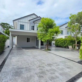 ให้เช่า บ้านเดี่ยว Villaggio 3 ศรีนครินทร์-บางนา ขนาด 81 ตร.วา พทชส 150 ตร.ม. 3 ห้องนอน 3 ห้องน้ำ จอ