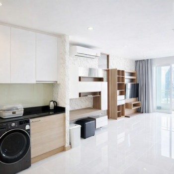 MRTเพชรบุรี 670ม. Penthouse มักกะสัน คอนโดหรู เซอร์เคิล 75 ตร.ม.  ให้เช่า 2นอน ห้องหัวมุม ชั้น 25 รพ