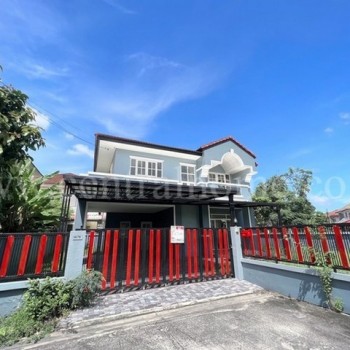 บ้านเดี่ยว บ้านบุรีรมย์ ถนนรามอินทรา - คู้บอน 41 ทำเลดี หลังริม