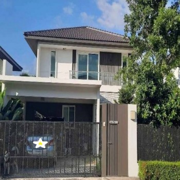ให้เช่าบ้านเดี่ยว 2 ชั้น 51 ตรว. 3 ห้องนอน หมู่บ้านมัณฑนา ศรีนครินทร์-ร่มเกล้า ถนนเคหะร่มเกล้า 6 ใกล