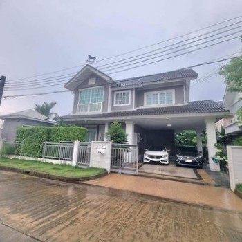 ขาย หมู่บ้านบุราสิริ ปัญญารามอินทรา ถนนเลียบคลองสอง หลังมุม TEL 095-164-2956