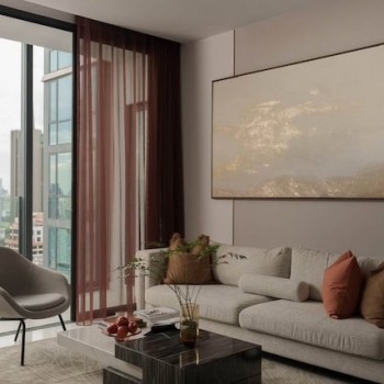 BH4268 ให้เช่า Supalai ICON Sathorn คอนโดหรูใหม่ 2 ห้องนอน 92 ตร.ม. ใกล้ One Bangkok และ BTS ศาลาแดง