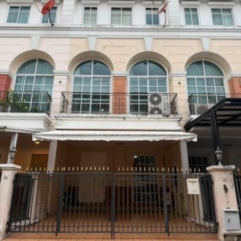 BS1067 ขายทาวน์โฮม 3 ชั้น Plus City Park Rama 9 Huamak by Sansiri พร้อมผู้เช่า ใกล้ The Nine พระราม 