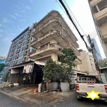 ขายอาคาร 6 ชั้น 608 ตร.ม. แปลงมุม ซอยกรุงธนบุรี 5 ใกล้ CBD ICONSIAM