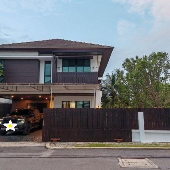 ขายบ้านเดี่ยว 2 ชั้น 69 ตร.ว. เลค วิว พาร์ค วงแหวนบางนา ตรงข้าม Mega Bangna