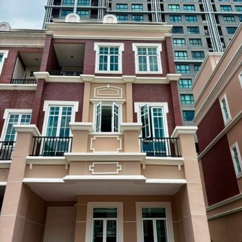ให้เช่า ทาวน์โฮม 4 ชั้น โครงการ การ์เด้น สแควร์ สุขุมวิท 77 Garden Square Sukhumvit 77 ติดนานาชาติ B