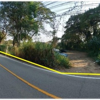 ขายที่ดินสันทราย 4 ไร่ แปลงมุม ติดถนน 2 ด้าน ใกล้ตัวเมืองเชียงใหม่ เหมาะลงทุน