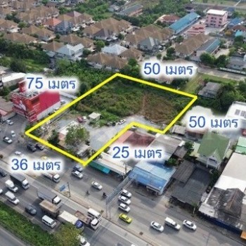 ให้เช่า ที่ดินเปล่า 2 ไร่ 60 ตารางวา ติดถนนกาญจนาภิเษก สัญญาระยะยาว