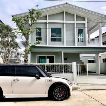 บ้านเดี่ยว หมู่บ้าน คณาสิริ ปิ่นเกล้า – กาญจนา  บางใหญ่ นนทบุรี