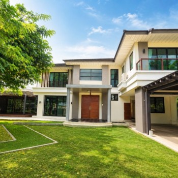 ขายบ้าน ณุศาสิริ  ซิตี้ พระราม2 มีเรือนรับรอง เนื้อที่ 261.1 ตร.ว.