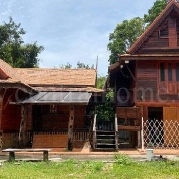 บ้านเดี่ยว บ้านเรือนไทยไม้สักทอง เนื้อที่ 227 ตร.ว. ถูกสุดในโซนทับมา ระยอง