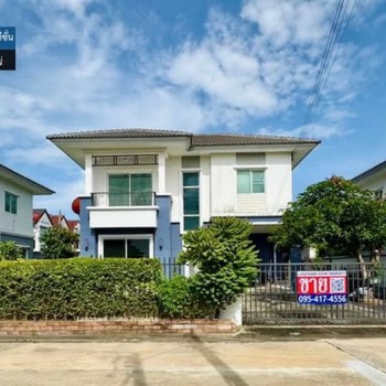 LM26-0132 ขายบ้านเดี่ยว 2 ชั้น พฤกษาวิลเลจ31 เดอะซีซั่น กาญจนาภิเษก บางใหญ่ เนื้อที่ 52.9 ตรว 3นอน 2
