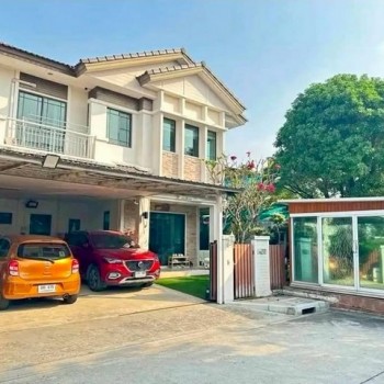 ขายบ้านเดี่ยว 2 ชั้น 87 ตรว. 6 ห้องนอน หมู่บ้านมัณฑนา เลค วัชรพล ถนนสุขาภิบาล 5 โซนทะเลสาป ใกล้สารสา