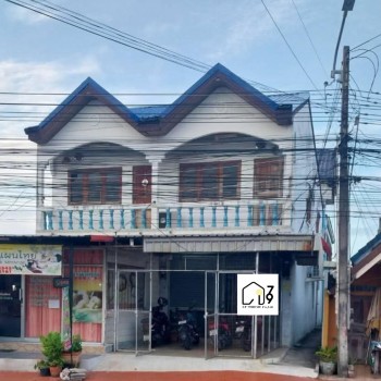 Vายบ้าน 2 คูหา พร้อมห้องแถว ติดถนนสายล่าง ใจกลางเมือง ระยอง