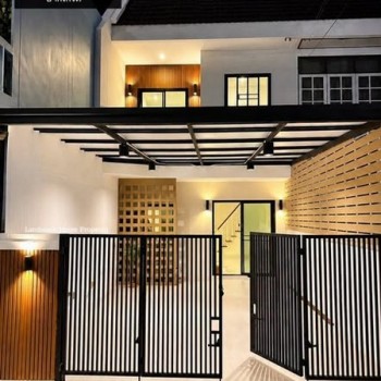 IN-169 ขายทาวน์โฮม 2 ชั้น ปากเกร็ด วิลเลจ บ้านมือสองตกแต่งใหม่ เนื้อที่ 20 ตรว 3นอน 2น้ำ ใกล้ห้าแยกป