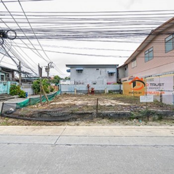 ขาย ที่ดินเปล่าเทพารักษ์ 31ตร.ว.ในซอย เรวัต 1 แปลงมุมสี่เหลี่ยมสวย