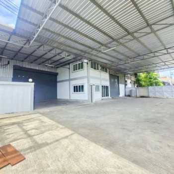รร.วัดสุวรรณรัตนาราม 250 ม.คลองมะเดื่อ 315 KVA  1,500 ตร.ม. กระทุ่มแบน โรงงานให้เช่าต่อเติมเต็มพื้นท
