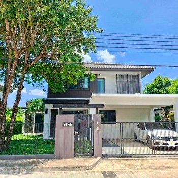 ให้เช่าบ้านเดี่ยว 2 ชั้น 66 ตรว. 4 ห้องนอน โครงการมัณฑนา บางนา กม.7 ซอยราชวินิตบางแก้ว ใกล้เมกะบางนา