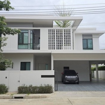 P759 ให้เช่าบ้านเดี่ยว 2 ชั้น โครงการ มัณฑนา บางนา กม 15  MANTANA Bangna km 15 ตกแต่งสวยพร้อมอยู่