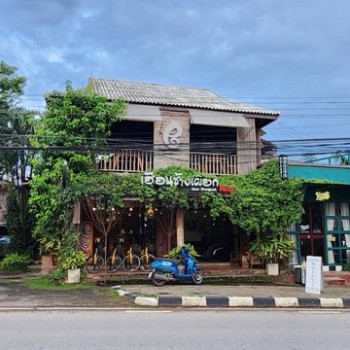 โรงแรมขนาดเล็กใกล้สนามบินน่าน ให้เช่า สัญญายาวได้ทำเลดี ติดถนนไม่เข้าซอย