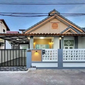 เปิดจอง ทาวน์เฮ้าส์ 1 ชั้น 2นอน 1น้ำ หลังริม รีโนเวทใหม่ จัดเต็ม