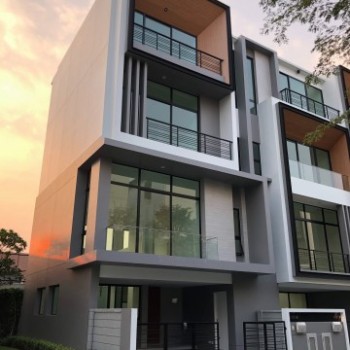 ให้เช่า #ทาวน์โฮม หมู่บ้าน Nirvana Define พระราม 9( ซอยศรีนครินทร์-ร่มเกล้า) #ใกล้TheNineพระราม9   V