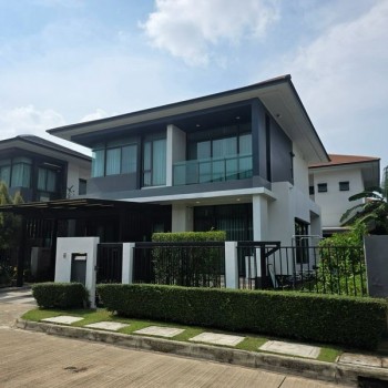 ขายบ้านเดี่ยว 2 ชั้น หมู่บ้านเศรษฐสิริ กรุงเทพกรีฑา โครงการของแสนสิริ พร้อมเข้าอยู่ หมู่บ้านเงียบสงบ