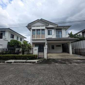 ให้เช่าบ้านเดี่ยว 2 ชั้น 62 ตรว. 3 ห้องนอน หมู่บ้านมัณฑนา เลค วัชรพล ถนนสุขาภิบาล 5 ใกล้สารสาสน์วิเท