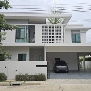 ให้เช่าบ้านเดี่ยวพร้อมเฟอร์นิเจอร์ครบ โครงการ มัณฑนา บางนา ถนนบางนา-ตราด กม.15